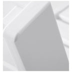 Canapé deux places blanc Polytrends Birchwood All Weather HDPE pour terrasse extérieure (2 pièces)