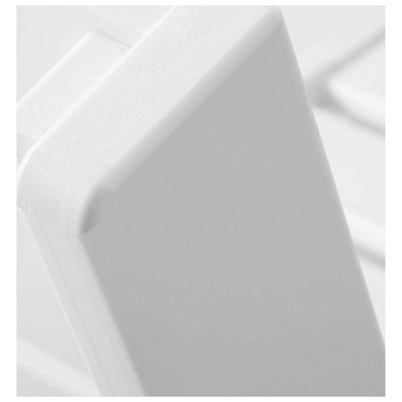Canapé deux places blanc Polytrends Birchwood All Weather HDPE pour terrasse extérieure (2 pièces)