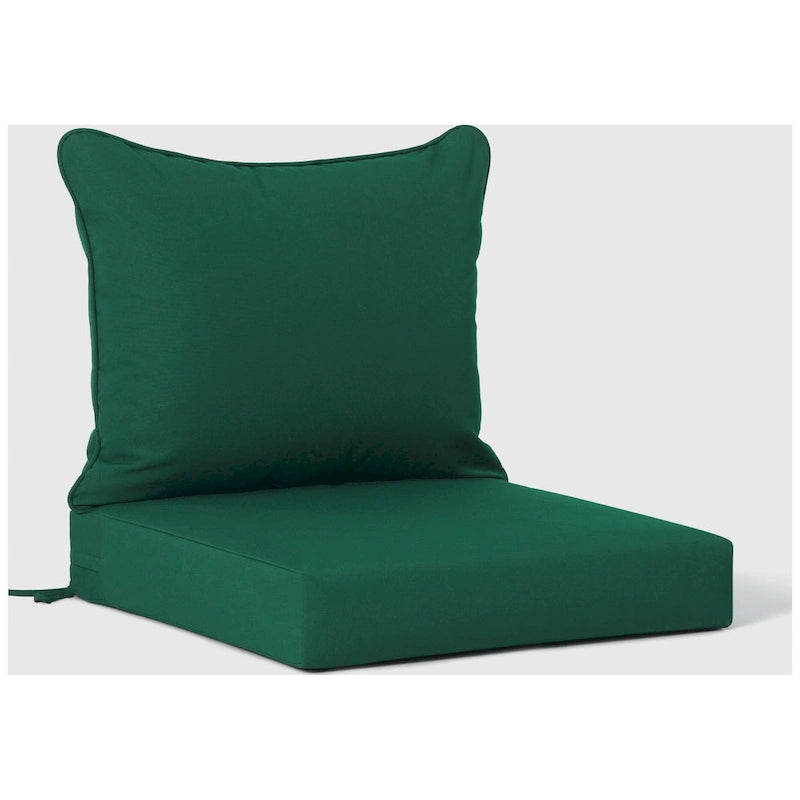 Canapé deux places blanc Polytrends Birchwood All Weather HDPE pour terrasse extérieure (2 pièces)