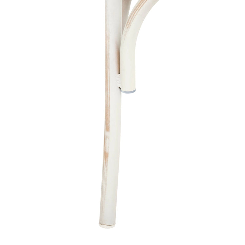 Chaise d'extérieur Elia de SAFAVIEH - Blanche (Lot de 2) - 48 cm (L) x 43 cm (P) x 86 cm (H)