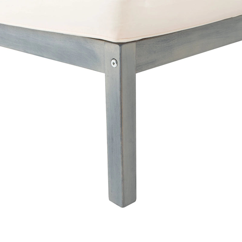 Ensemble de canapé d'angle 5 pièces Ronson de SAFAVIEH Outdoor Living - Gris cendré/Beige - 68,6 cm (L) x 68,6 cm (P) x 68,6 cm (H)
