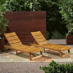 Chaise longue Maki (lot de 2)