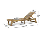 Chaise longue Maki (lot de 2)