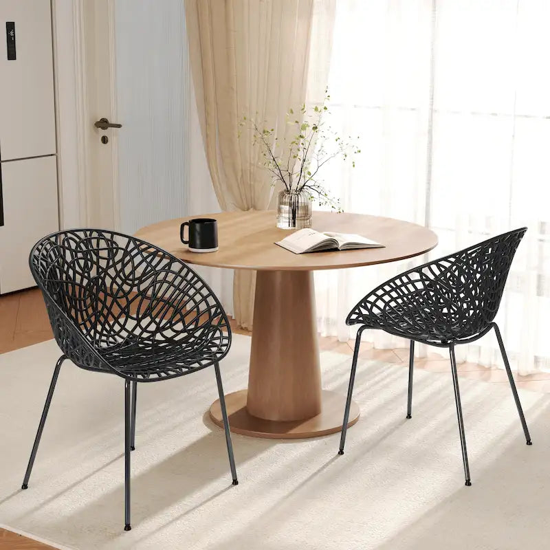 Christopher Knight Home - Chaises de salle à manger Neiman modernes et résistantes, lot de 2
