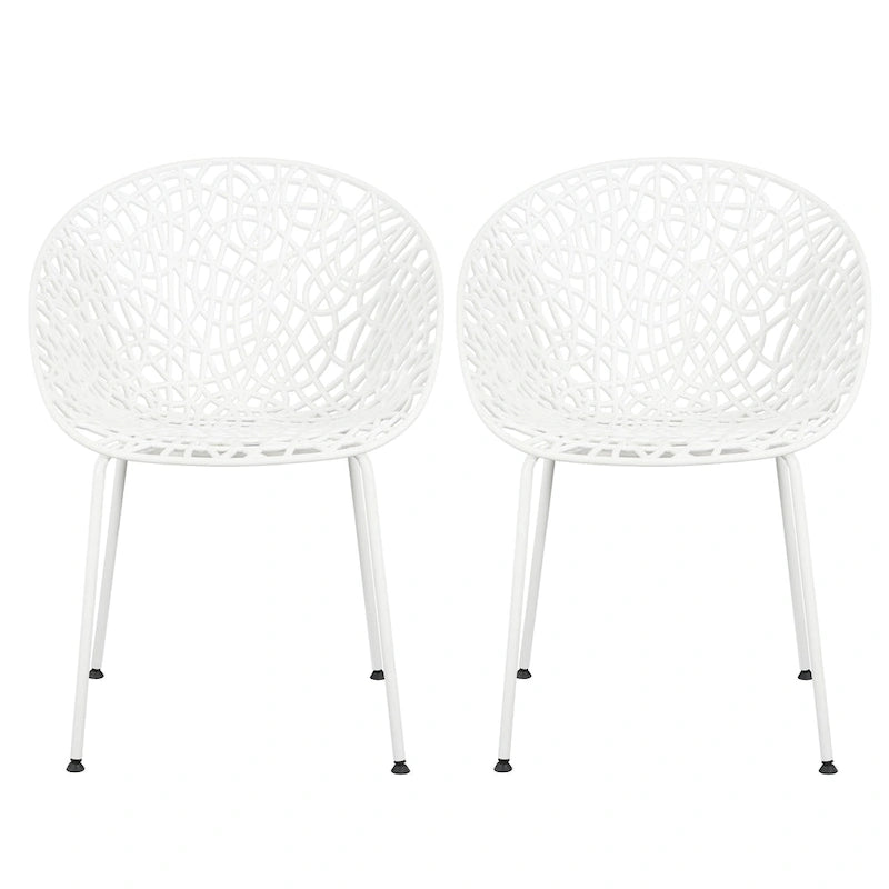 Christopher Knight Home - Chaises de salle à manger Neiman modernes et résistantes, lot de 2