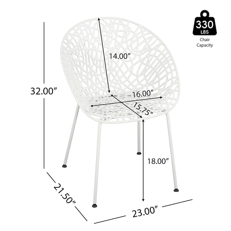 Christopher Knight Home - Chaises de salle à manger Neiman modernes et résistantes, lot de 2