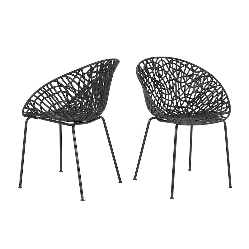 Christopher Knight Home - Chaises de salle à manger Neiman modernes et résistantes, lot de 2