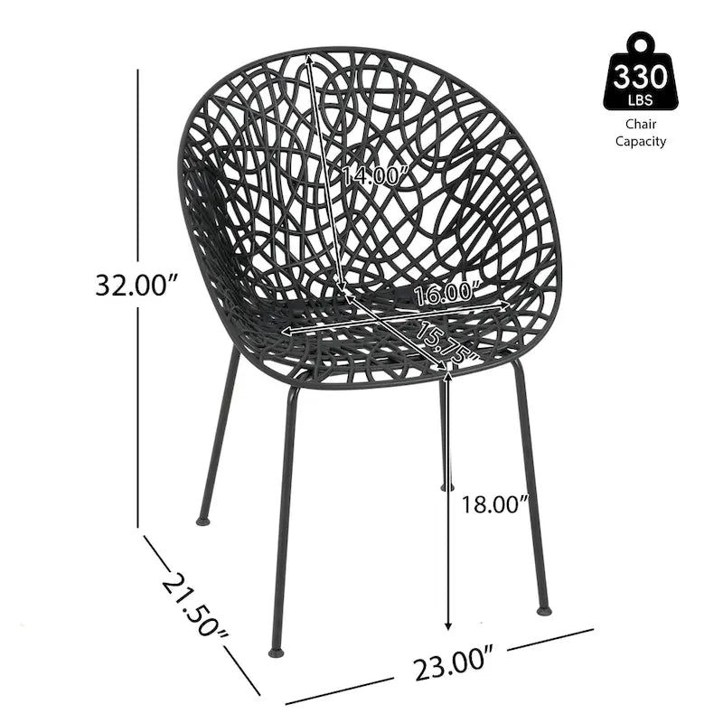 Christopher Knight Home - Chaises de salle à manger Neiman modernes et résistantes, lot de 2