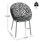 Christopher Knight Home - Chaises de salle à manger Neiman modernes et résistantes, lot de 2