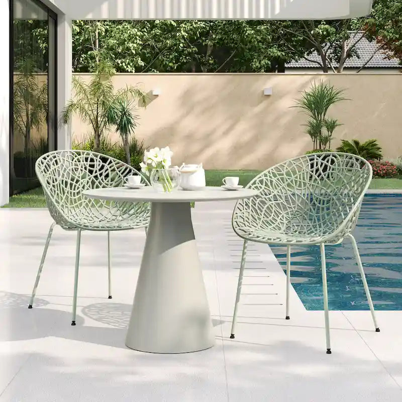 Christopher Knight Home - Chaises de salle à manger Neiman modernes et résistantes, lot de 2