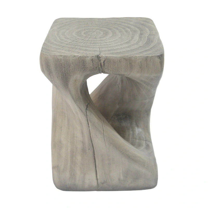 Christopher Knight Home - Table d'appoint Stella en bois à motif spirale torsadée