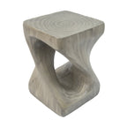 Christopher Knight Home - Table d'appoint Stella en bois à motif spirale torsadée
