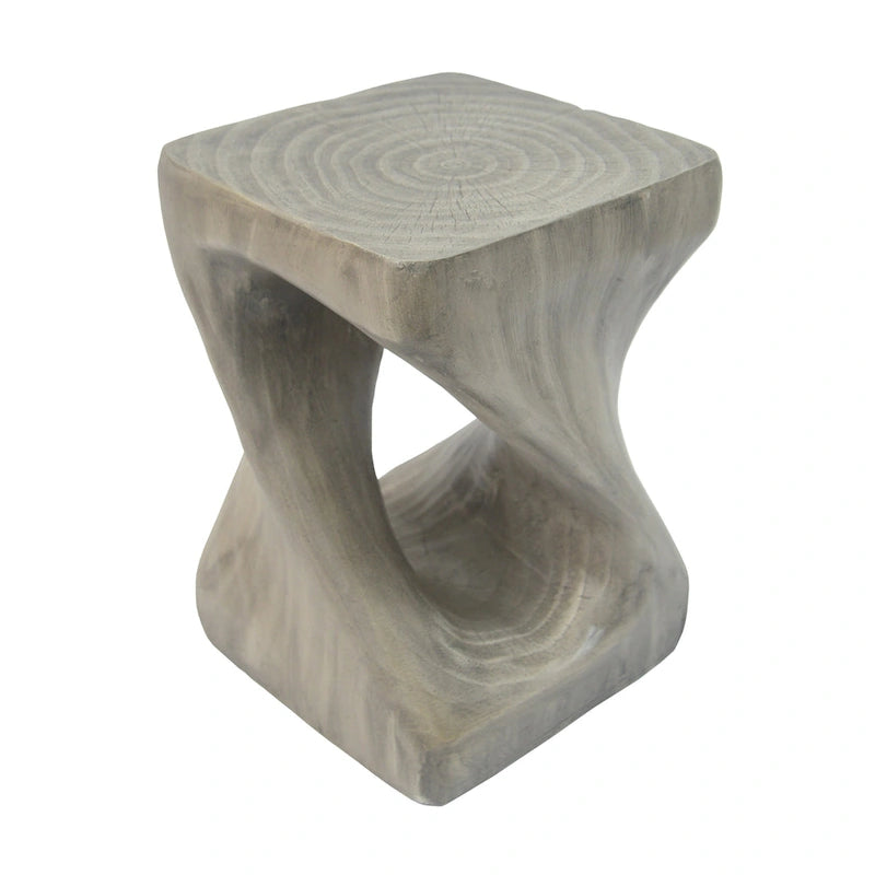 Christopher Knight Home - Table d'appoint Stella en bois à motif spirale torsadée