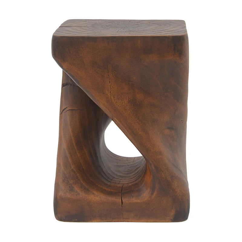 Christopher Knight Home - Table d'appoint Stella en bois à motif spirale torsadée