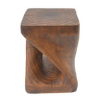 Christopher Knight Home - Table d'appoint Stella en bois à motif spirale torsadée