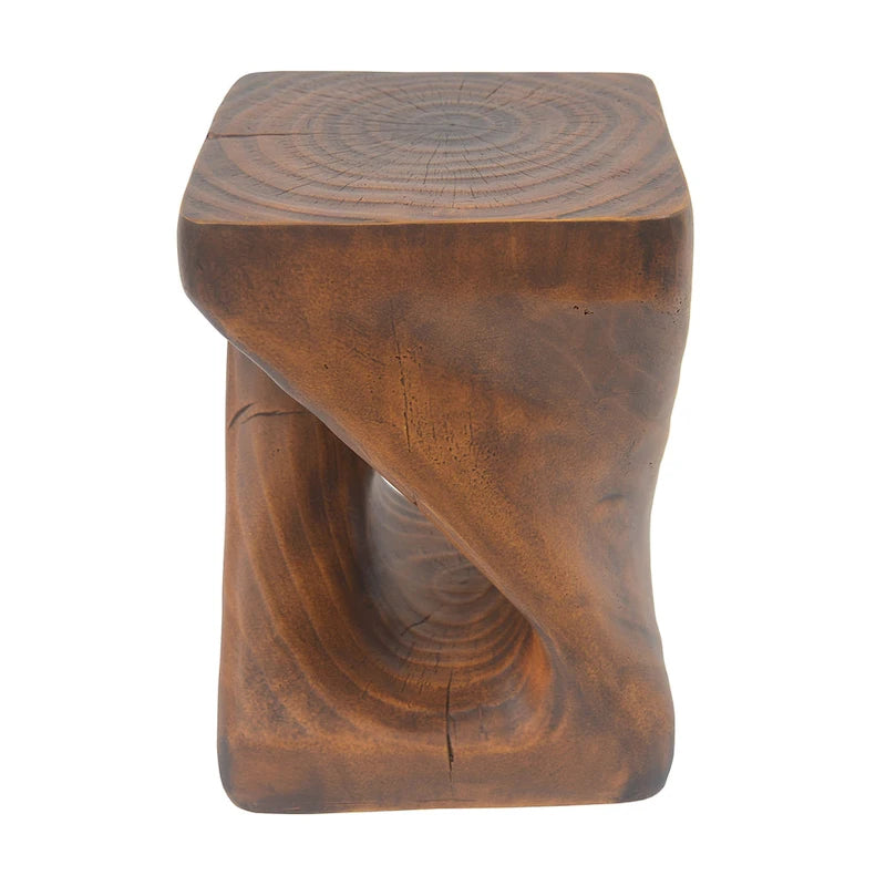 Christopher Knight Home - Table d'appoint Stella en bois à motif spirale torsadée