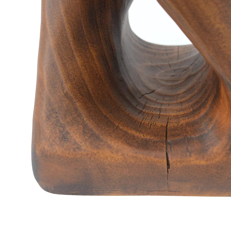 Christopher Knight Home - Table d'appoint Stella en bois à motif spirale torsadée