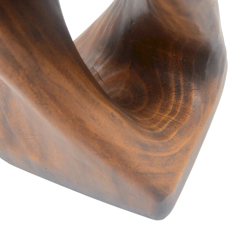 Christopher Knight Home - Table d'appoint Stella en bois à motif spirale torsadée