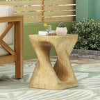 Christopher Knight Home - Table d'appoint Stella en bois à motif spirale torsadée