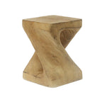 Christopher Knight Home - Table d'appoint Stella en bois à motif spirale torsadée