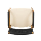 Chaises de salle à manger d'extérieur Oucacia en bois d'acacia et corde (lot de 2) par Christopher Knight Home