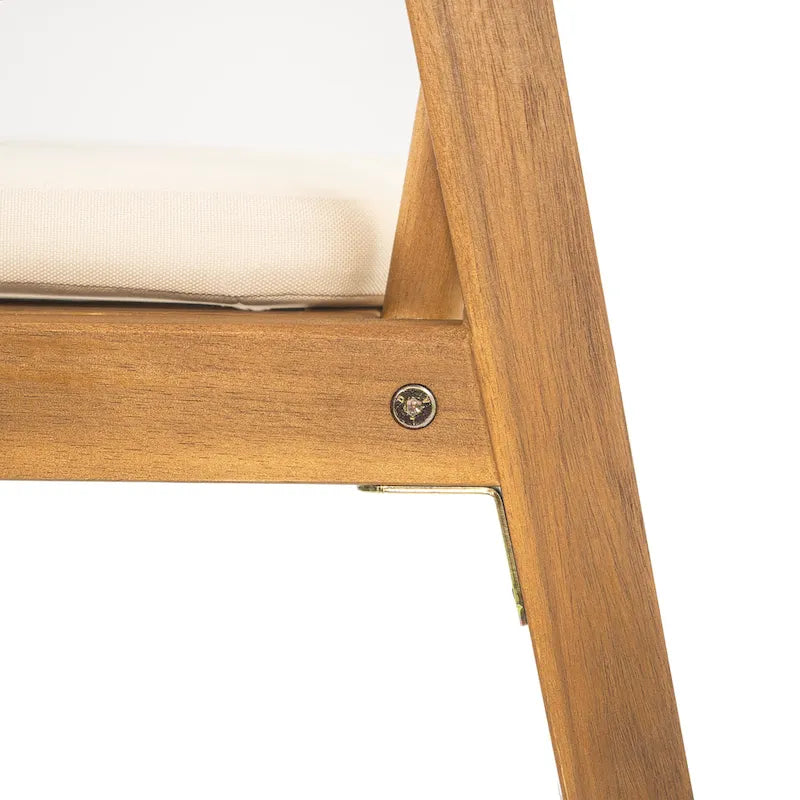 Chaises de salle à manger d'extérieur Oucacia en bois d'acacia et corde (lot de 2) par Christopher Knight Home