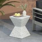 Table d'appoint carrée Rowan Outdoor Modern Mgo par Christopher Knight Home - 37,5 cm (L) x 37,5 cm (l) x 46,5 cm (H)