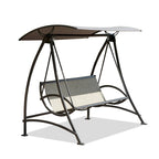 GDFStudio - Balancelle de jardin Bella réglable avec structure en acier et auvent