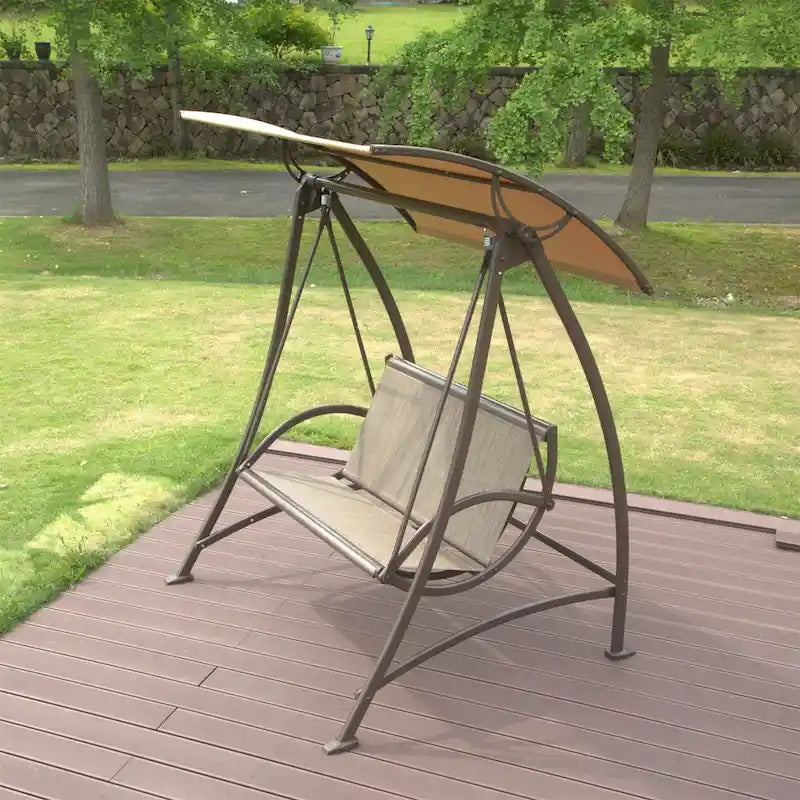 GDFStudio - Balancelle de jardin Bella réglable avec structure en acier et auvent