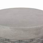 Table d'appoint ronde légère d'extérieur