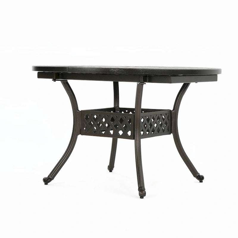 Table de salle à manger extensible en aluminium pour l'extérieur