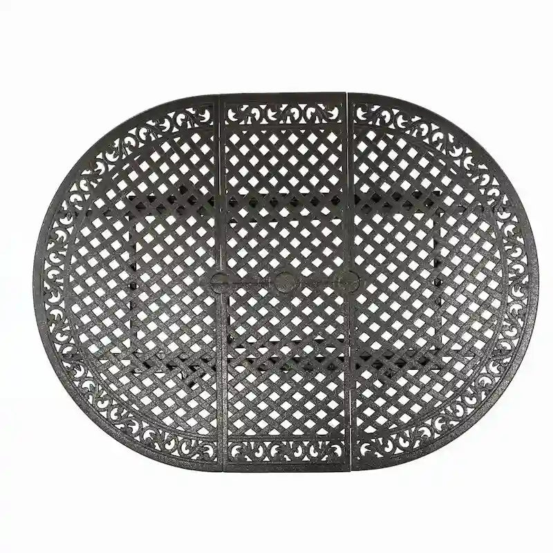 Table de salle à manger extensible en aluminium pour l'extérieur