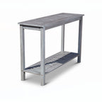 Console en eucalyptus, gris argenté