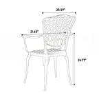 Ensemble de mobilier de jardin pour terrasse