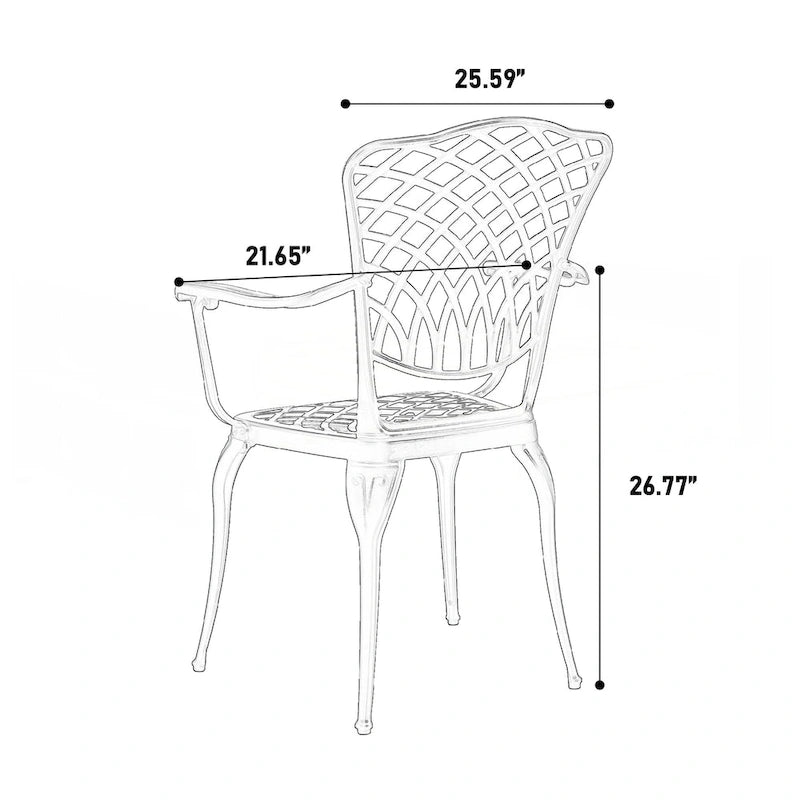 Ensemble de mobilier de jardin pour terrasse