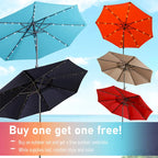 Ensemble de salle à manger d'extérieur Clihome 5 pièces avec table et chaises en maille d'acier, parasol de terrasse offert pour une durée limitée
