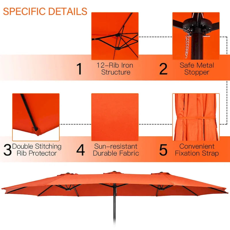 Ensemble de salle à manger d'extérieur Costway 11 pièces en résine tressée avec double face - Voir les détails