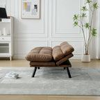 Canapé de salon avec coussin épais, canapé-lit, canapé convertible avec pieds en métal, mobilier de chambre