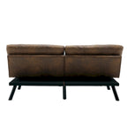 Canapé de salon avec coussin épais, canapé-lit, canapé convertible avec pieds en métal, mobilier de chambre