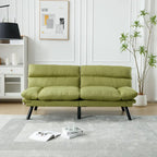 Canapé de salon avec coussin épais, canapé-lit, canapé convertible avec pieds en métal, mobilier de chambre