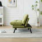 Canapé de salon avec coussin épais, canapé-lit, canapé convertible avec pieds en métal, mobilier de chambre