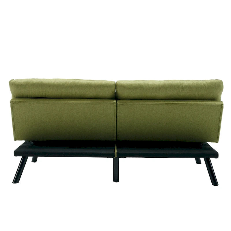 Canapé de salon avec coussin épais, canapé-lit, canapé convertible avec pieds en métal, mobilier de chambre