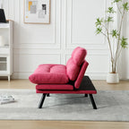 Canapé de salon avec coussin épais, canapé-lit, canapé convertible avec pieds en métal, mobilier de chambre