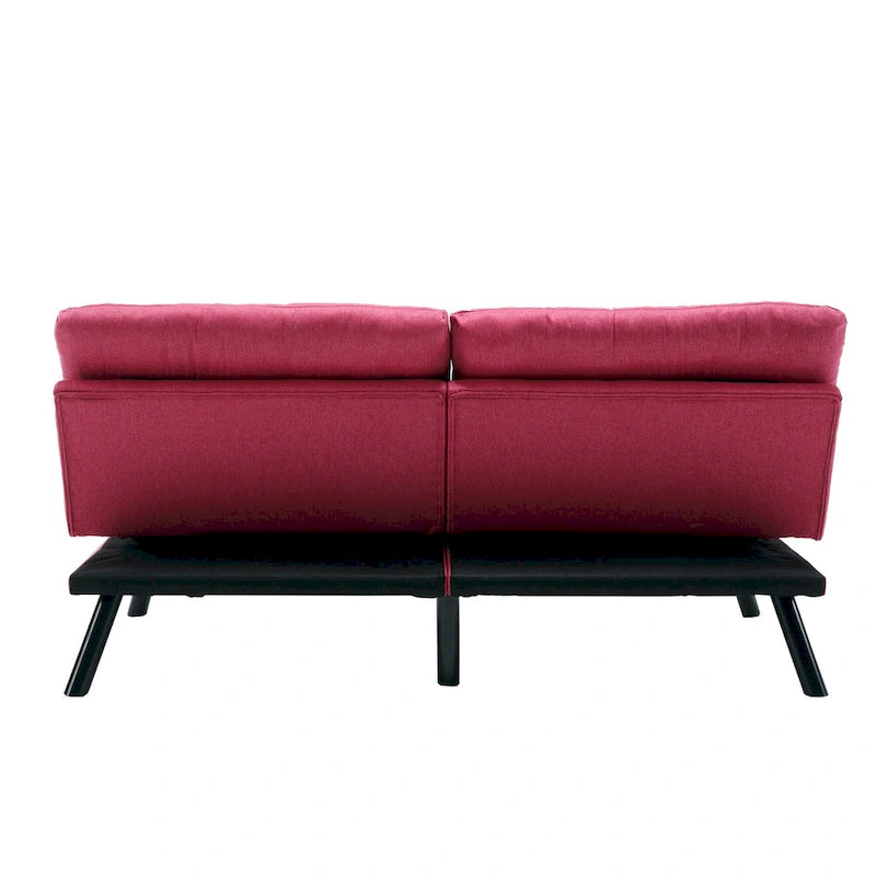 Canapé de salon avec coussin épais, canapé-lit, canapé convertible avec pieds en métal, mobilier de chambre