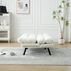 Canapé de salon avec coussin épais, canapé-lit, canapé convertible avec pieds en métal, mobilier de chambre