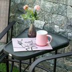 Fauteuils berçants d'extérieur avec table basse, balancelle à bascule 2 places pour patio avec toile respirante pour jardin, terrasse, porche