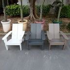 Chaise Adirondack moderne pour patio extérieur Kamas