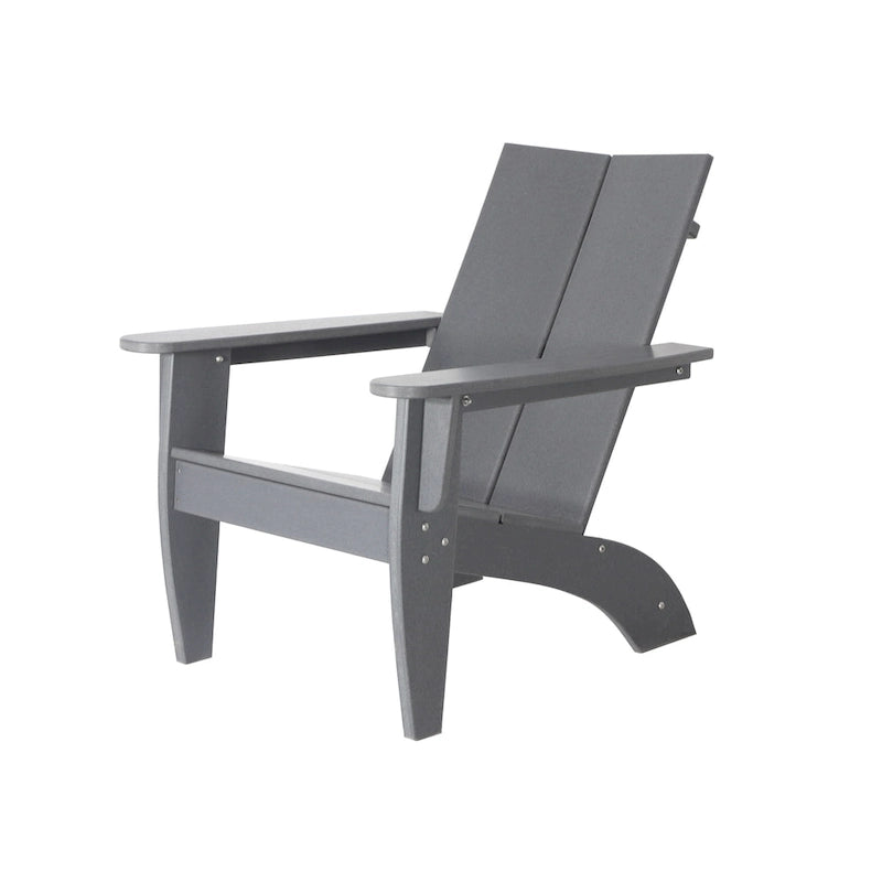 Chaise Adirondack moderne pour patio extérieur Kamas