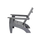 Chaise Adirondack moderne pour patio extérieur Kamas