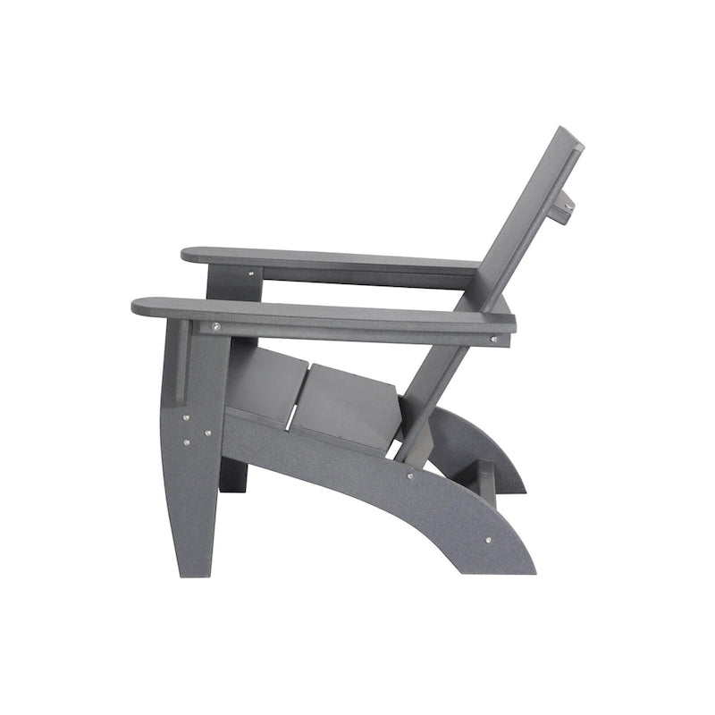 Chaise Adirondack moderne pour patio extérieur Kamas